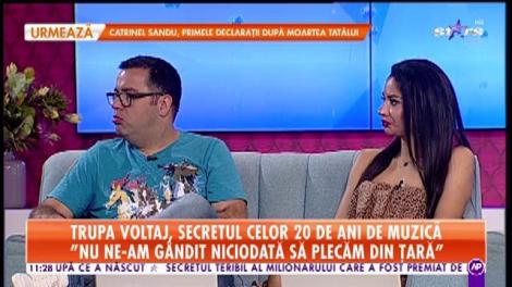 Star Matinal. Trupa Voltaj, secretul celor 20 de ani de muzică. Călin Goia: Ca să ai longevitate rebuie să te înțelegi cu colegii de trupă și să îi suporți așa cum sunt