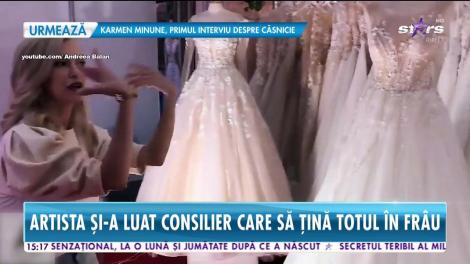 Andreea Bălan vrea două torturi și aranjamente elegante pentru nunta cu George Burcea şi botezul micuţei Clara Maria