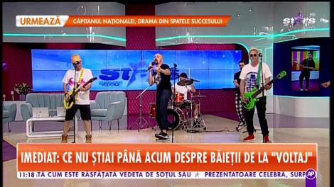 Trupa Voltaj cântă la Star Matinal melodia Las tot