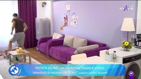 Dragoste fără secrete. Laur și Oana, antrenament neobișnuit  în doi