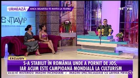 O olteancă i-a înnebunit pe americani! Lara Popa, de la ospătar, la campioană mondială la culturism!