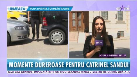 Star News. Momente dureroase pentru Catrinel Sandu. Vedeta își conduce tatăl pe ultimul drum