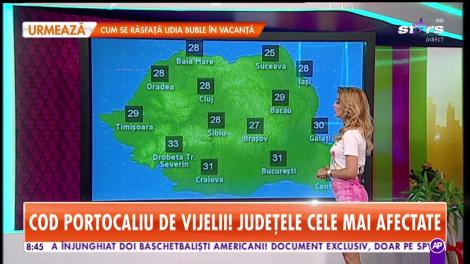 Star Matinal. Meteo 4 iulie 2019. Cod portocaliu de vijelii! Județele cele mai afectate