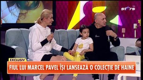 Star Matinal. Marcel Pavel, apariție rară cu soția și copiii. Fiul artistului își lansează propria colecție de haine