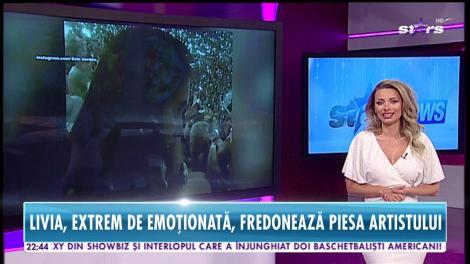 Livia, soţia lui Cătălin Bordea, cu ochii în lacrimi la concertul lui Ed Sheeran