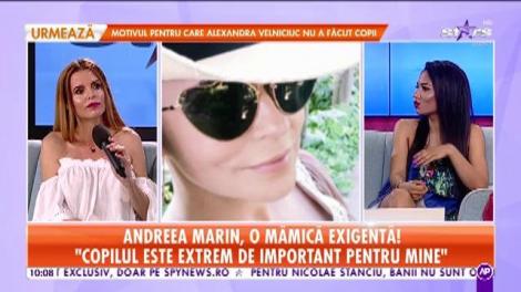 Star Matinal. Andreea Marin, o mamă exigentă! Vedeta vrea ca Violeta să învețe din greșelile ei