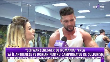 Dorian Popa trage din greu la sala de forţă înainte de debutul în serialul "Sacrificiul"