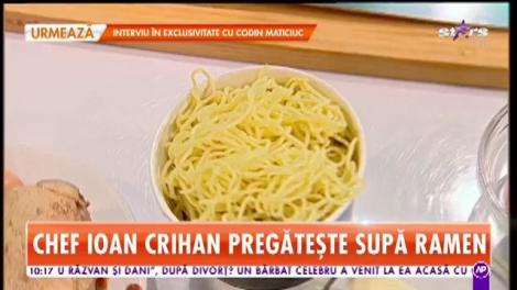 Rețete delicioase. Supă ramen și tartă cu caise