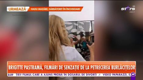 Star Matinal. Brigitte Pastramă, filmări de senzație de la petrecera burlăciţelor. Florin Pastramă nu a scăpat-o din ochi nicio clipă