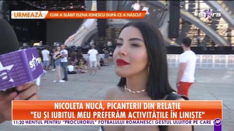 Nicoleta Nucă, picanterii din relație: Preferăm activitățile în liniște