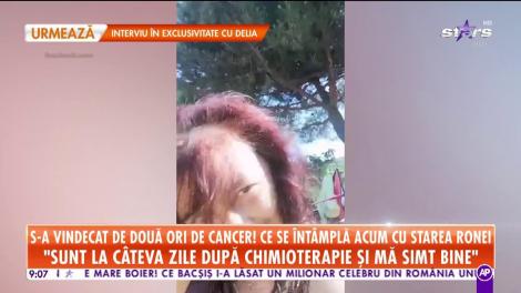Rona Hartner s-a relaxat la plajă, pentru prima dată după ce a aflat diagnosticul crunt