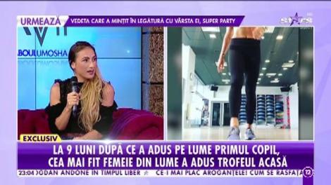 Agenţia VIP. Anca Bucur, Miss Fitness Universe pentru a șasea oară! Cât de greu i-a fost să câştige din nou titlul mondial