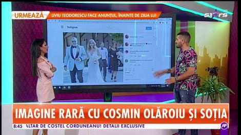 Star Matinal. Imagine rară cu Cosmin Olăroiu și soția