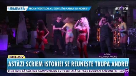 Fenomenul Andre, marea revenire! Imagini în premieră de la primul lor concert