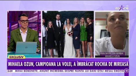 Agenția Vip. Mihaela Ozun, campioana la volei, a îmbrăcat rochia de mireasă