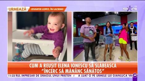 Star Matinal. Elena Ionescu a topit deja kilogramele acumulate în timpul sarcinii: Încerc să mănânc sănătos