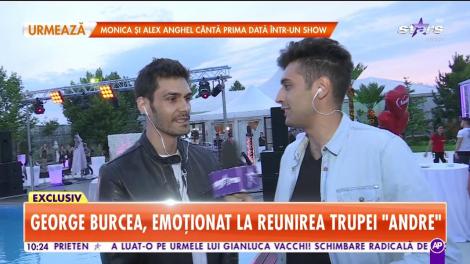 Star Matinal. George Burcea și mama Andreei Bălan, interviu plin de emoții la finalul primului concert al trupei Andre: Sunt două mămici frumoase și fericite