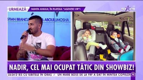 Agenția Vip. Nadir se împarte între familie, munca de şantier, muzică şi, mai nou, televiziune