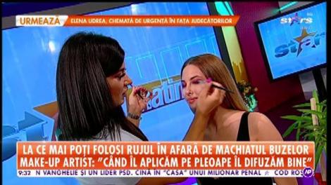 Star Matinal. La ce mai poți folosi rujul în afară de machiatul buzelor