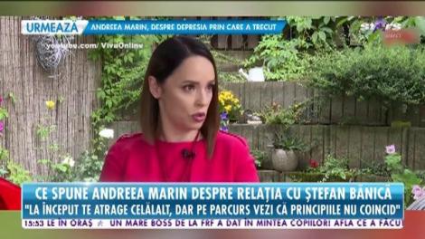 Star Magazin. Ce spune Andreea Marin despre relaţia cu Ştefan Bănică: La început te atrage celălalt, dar pe parcurs vezi că principiile nu coincid
