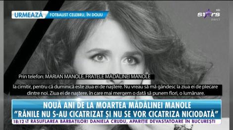 Nouă ani de la moartea Mădălinei Manole. Fratele artistei aruncă bomba: "Nu cred că sora mea s-a sinucis!"