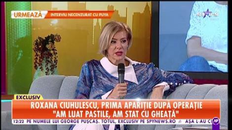 Star Matinal. Roxana Ciuhulescu, prima apariție după operație: Acum mă simt bine, la două săptămâni de la intervenție