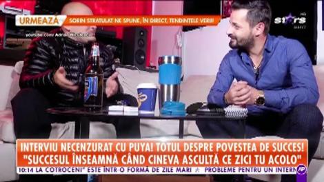 Interviu necenzurat cu Puya. Totul despre povestea lui de succes: "Am zis să face cineva mișto de mine când mi s-a propus primul videoclip"