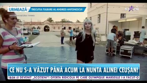 Imagini nedifuzate de la nunta Alinei Ceuşan