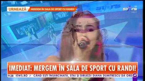 Claudia cântă la Star Matinal piesa 100 de zile