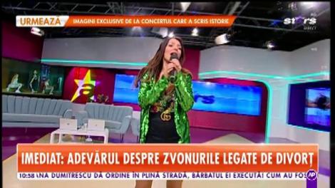 Celia a cântat la Star Matinal melodia Flama