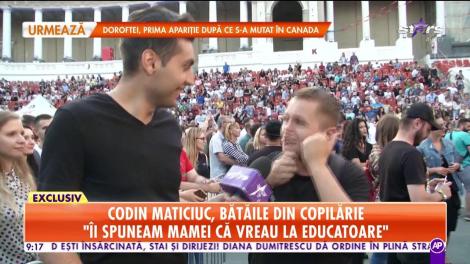 Codin Maticiuc, mărturisiri despre bătăile pe care le încasa în copilărie: ”Ultima dată când m-a lovit tata...”