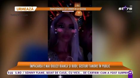 Alex Bodi şi Bianca Drăguşanu au petrecut cu şampanie scumpă şi artificii într-un club de fiţe!