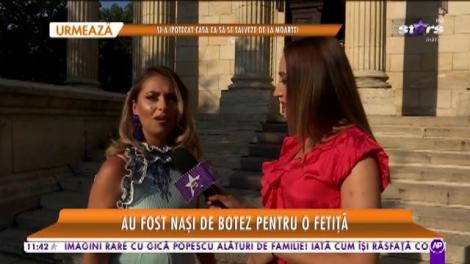 Bianca Romanescu şi soţul ei, pentru prima dată nași de botez!