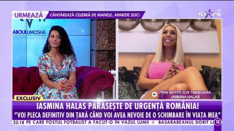 Agenția Vip. Iasmina Halas, fosta soție a fotbalistului Cristian Daminuță, își face bagajele. Vedeta părăsește România