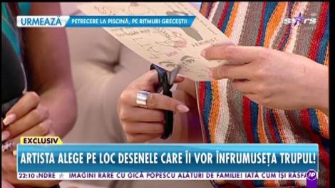 Răi da buni. Ana Baniciu se tatuează în direct: Nu am ascultat-o pe maică-mea când mi-a spus să nu îmi fac tatuaje