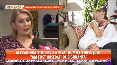 Alessandra Stoicescu a visat numele bebeluşului! "Sara Maria o va chema pe micuţă"