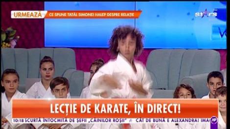 Lecţie de karate, în direct, la Star Matinal! Copiii antrenaţi de fraţii Cheleş au făcut o demonstraţie de forţă!