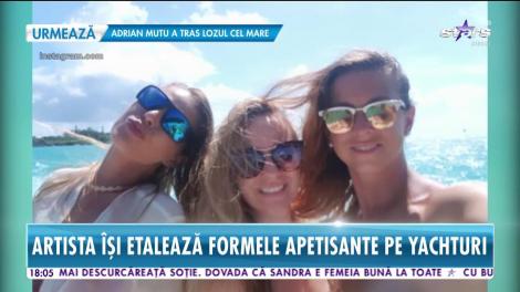 Star News. Roxana Nemeş, vacanță în destinația milionarilor. Artista își etalează formele apetisante pe yacht