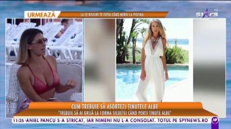 Cum purtăm ținutele albe! Trucuri care îți pun silueta în valoare