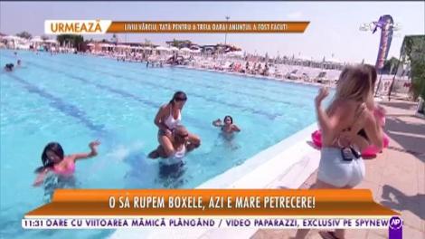 Star Matinal. Natala Mateuţ şi Mike Diamondz, show de zile mari, în piscină!