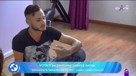 Dragoste fără secrete. Vali, deranjat că ceilalți concurenți îl vorbesc pe la spate: Eu doar mi-am spus părerea
