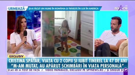Răi da buni. Cristina Spătar, viaţa cu doi copii şi iubitul tinerel, la cei 47 de ani: Încerc să fac un credit și să-mi iau o casă