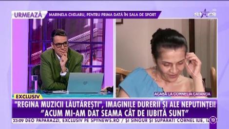 Agenția VIP. Cornelia Catanga, prima apariţie la TV, după ce a fost la un pas de moarte: Foarte mulți artiști au fost alături de mine