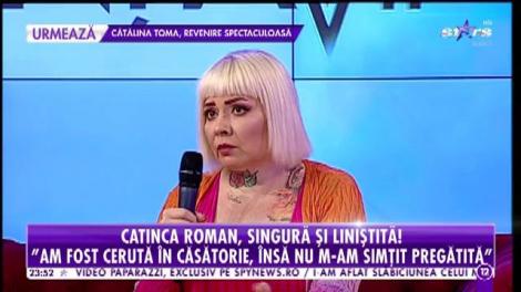 Agenția VIP. Catinca Roman, cea mai cool mamă din showbiz, dezvăluiri fără perdea! De ce nu s-a căsătorit niciodată