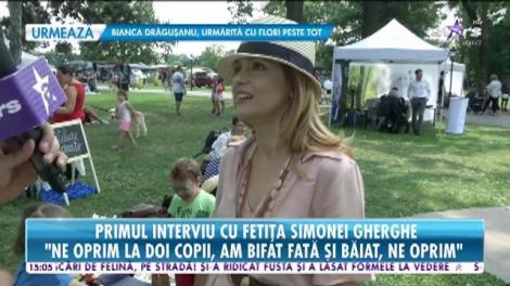 Star News. Simona Gherghe, totul despre viaţa cu doi copii: Noi ieșim în natură de fiecare dată