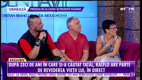Ralflo şi mama lui, pentru prima dată într-un platou de televiziune