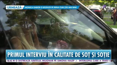 Alex Bodi şi Bianca Drăguşanu, primul interviu în calitate de soţ şi soţie