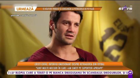 Star Matinal. Cristi Chivu, interviu emoționant despre retragerea din fotbal: Sunt multe meciuri în care i-am simțit pe suporteri aproape