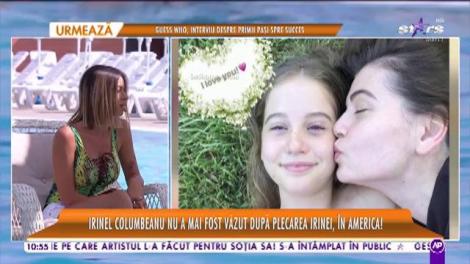 Irinel Columbeanu suferă de când fiica sa a plecat în SUA