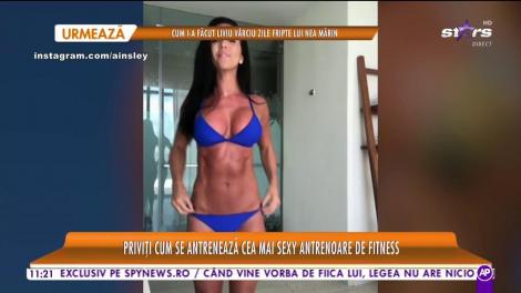 Cum arată cea mai sexy antrenoare de fitness